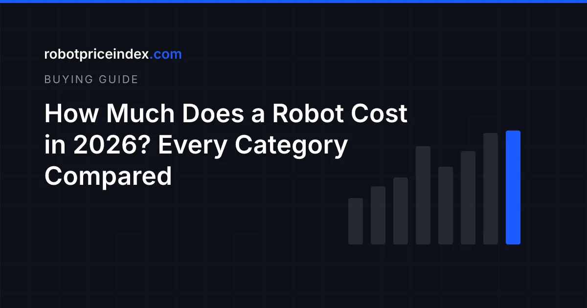 How Much Does a Robot Cost in 2026? Every Category Compared
