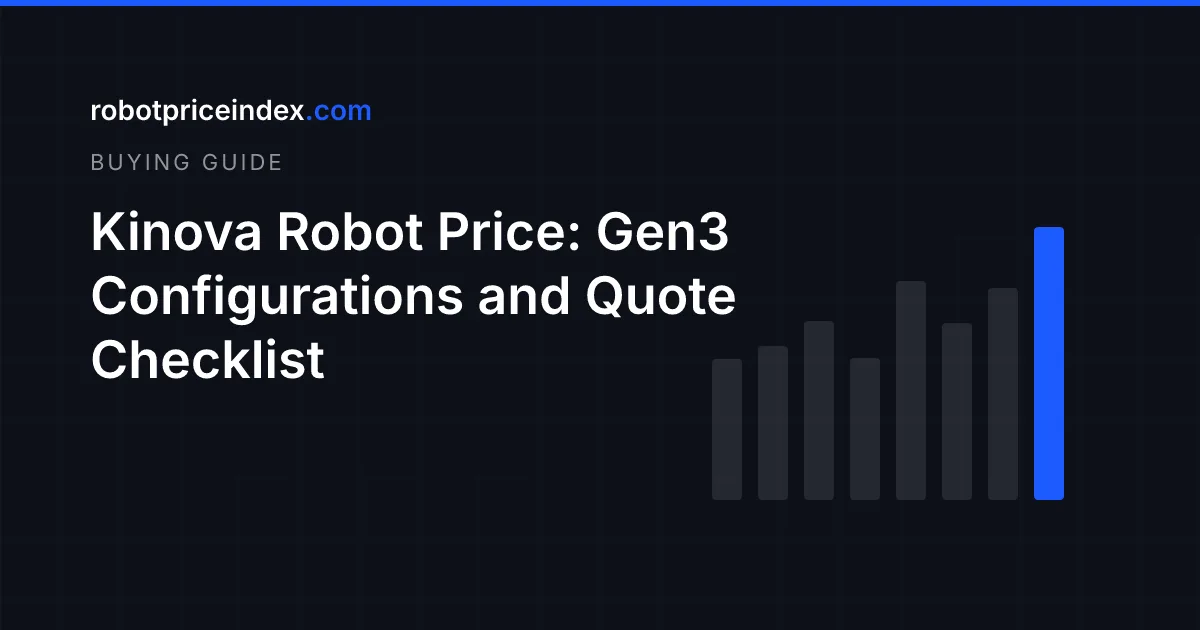 Kinova Robot Price: Gen3 Configurations and Quote Checklist