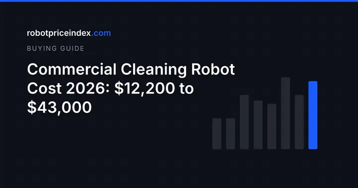 Commercial Cleaning Robot Cost 2026: $12,200 to $43,000