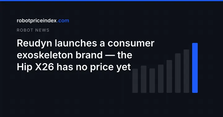 Reudyn launches a consumer exoskeleton brand — the Hip X26 has no price yet